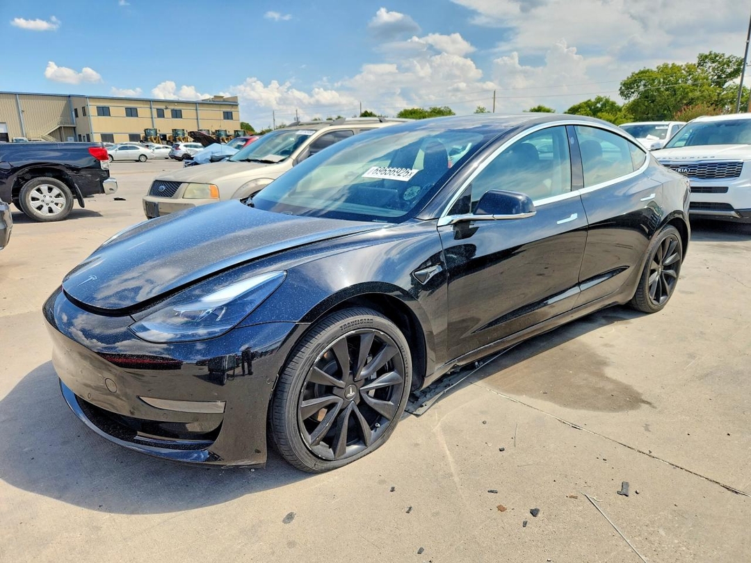 Vista de 2019 TESLA MODEL 3, ángulo 1