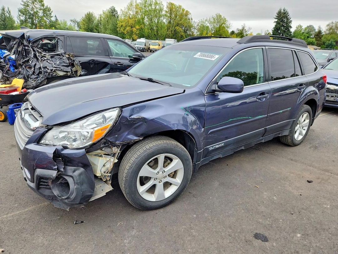 Vista de 2014 SUBARU OUTBACK 2.5I PREMIUM, ángulo 1