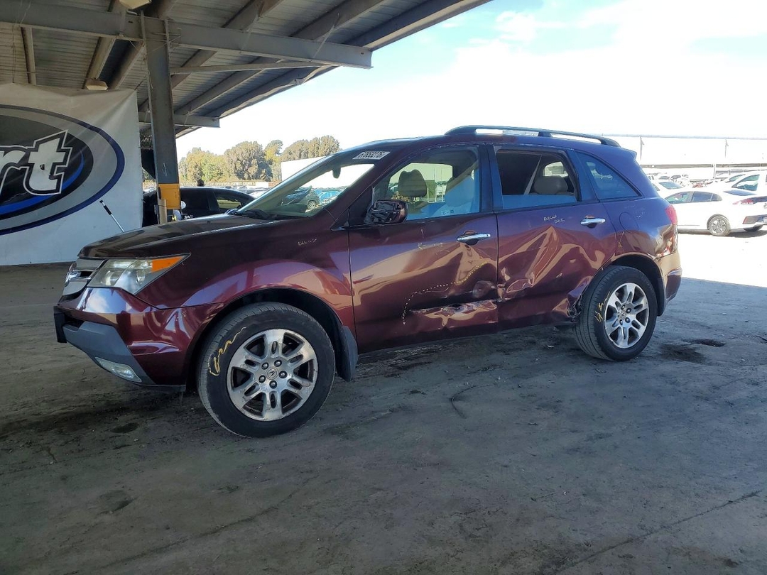 Vue de 2007 ACURA MDX TECHNOLOGY, angle 1
