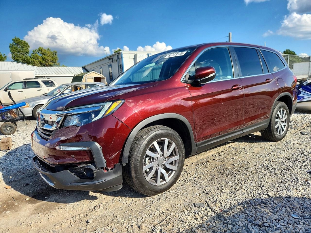 Vue de 2020 HONDA PILOT EXL, angle 1
