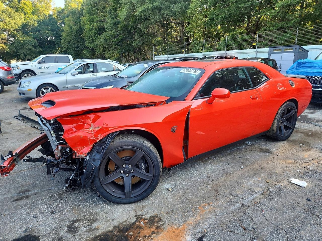 Vista de 2021 DODGE CHALLENGER SRT HELLCAT REDEYE, ángulo 1