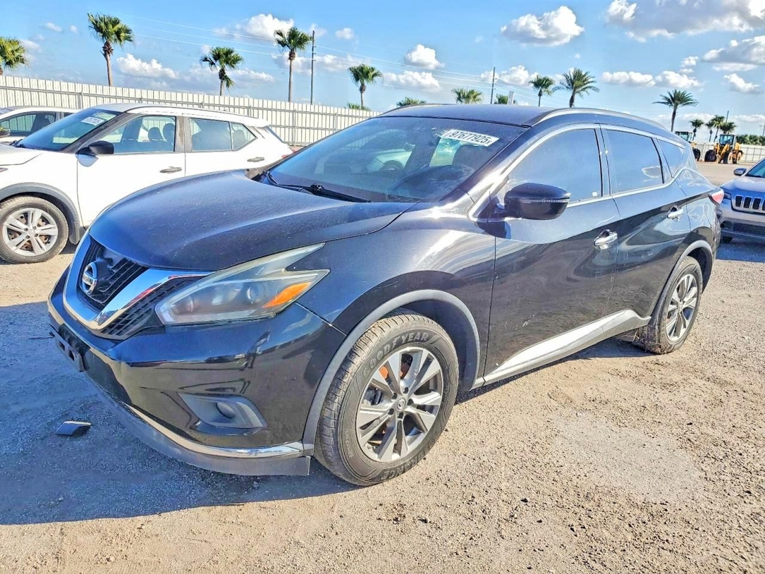 Вид 2018 NISSAN MURANO SV, угол 1