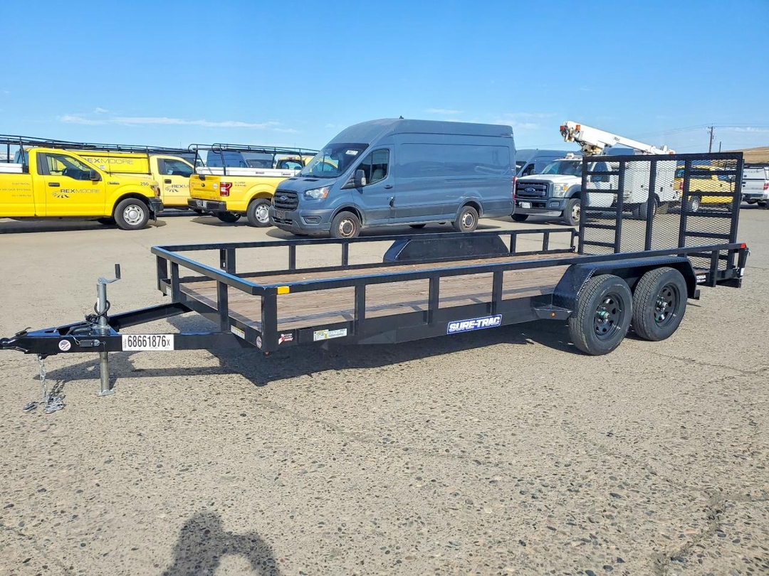 Vue de 2025 SURE TRAC STUTT8218-BP-070 UTILITY TRAILER, angle 1