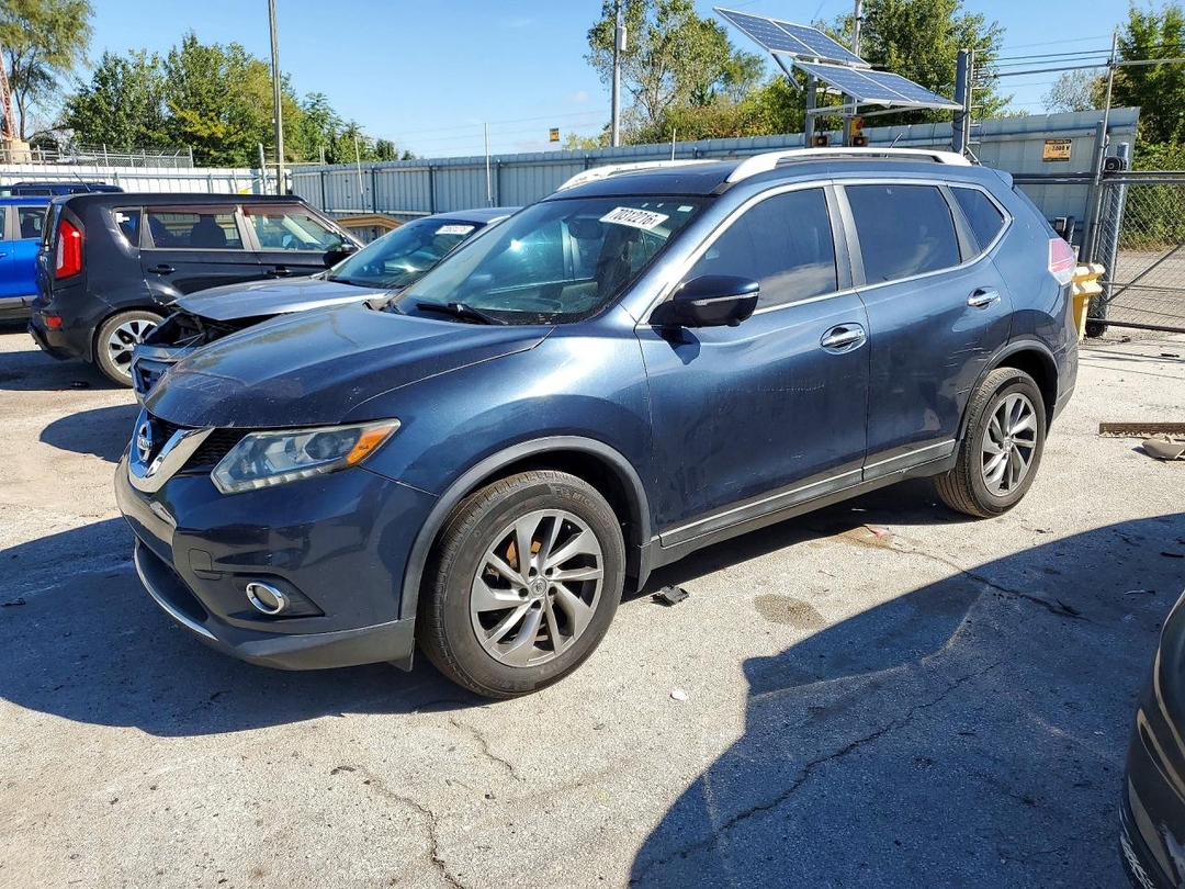 Vista de 2015 NISSAN ROGUE SL, ángulo 1
