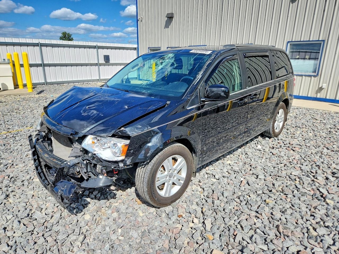 Вид 2012 DODGE GRAND CARAVAN CREW, угол 1