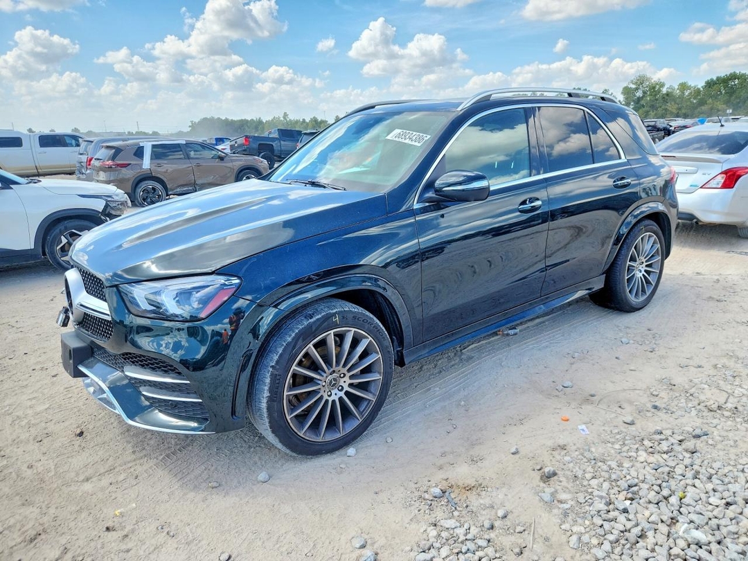 Vue de 2021 MERCEDES-BENZ GLE 350, angle 1