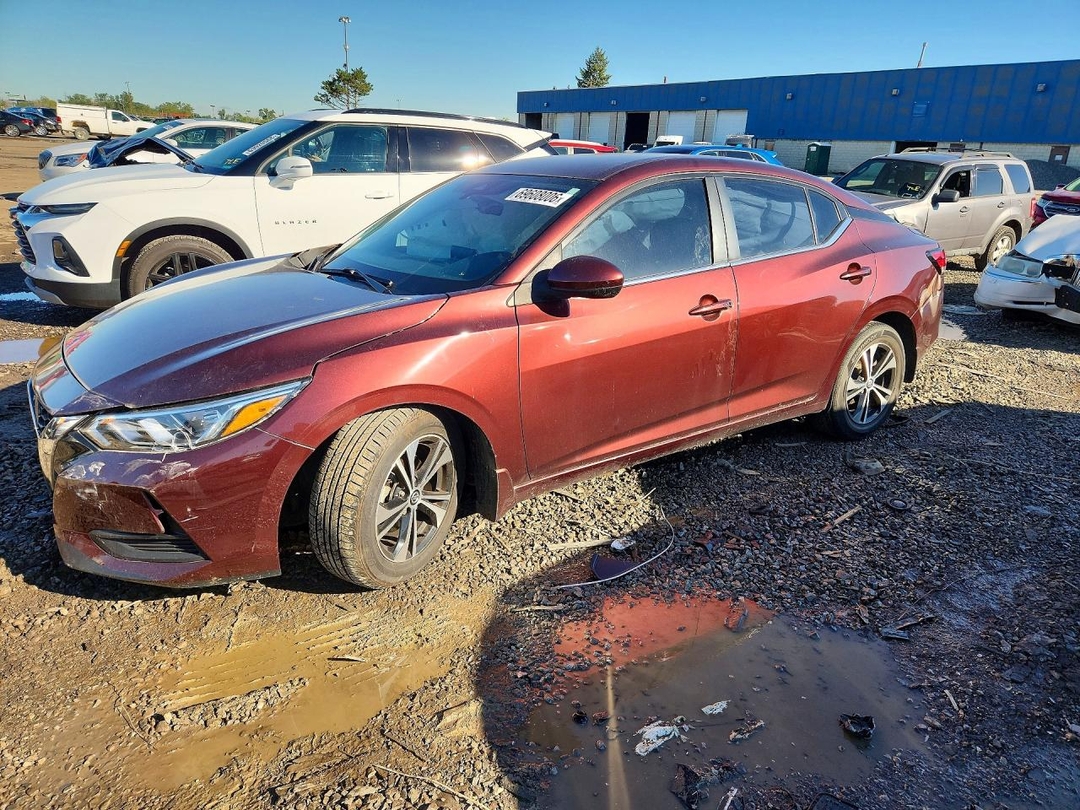 منظر 2021 NISSAN SENTRA SV، زاوية 1