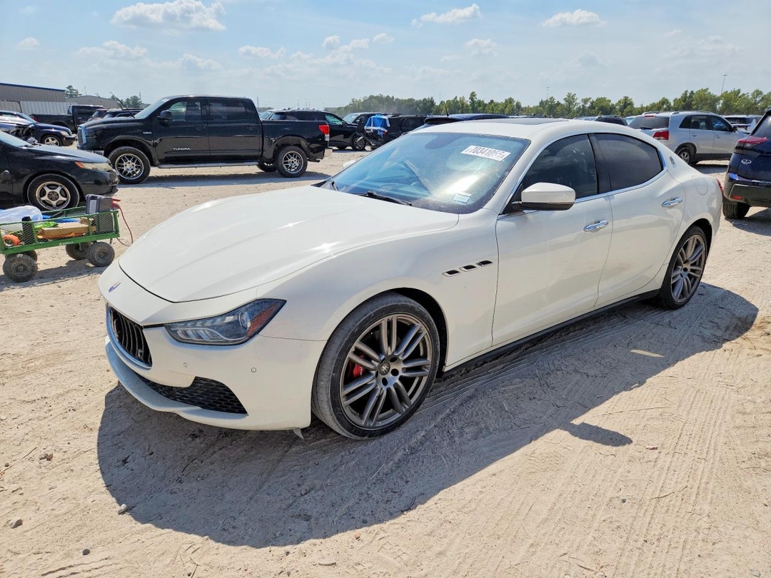 Вид 2017 MASERATI GHIBLI, угол 1