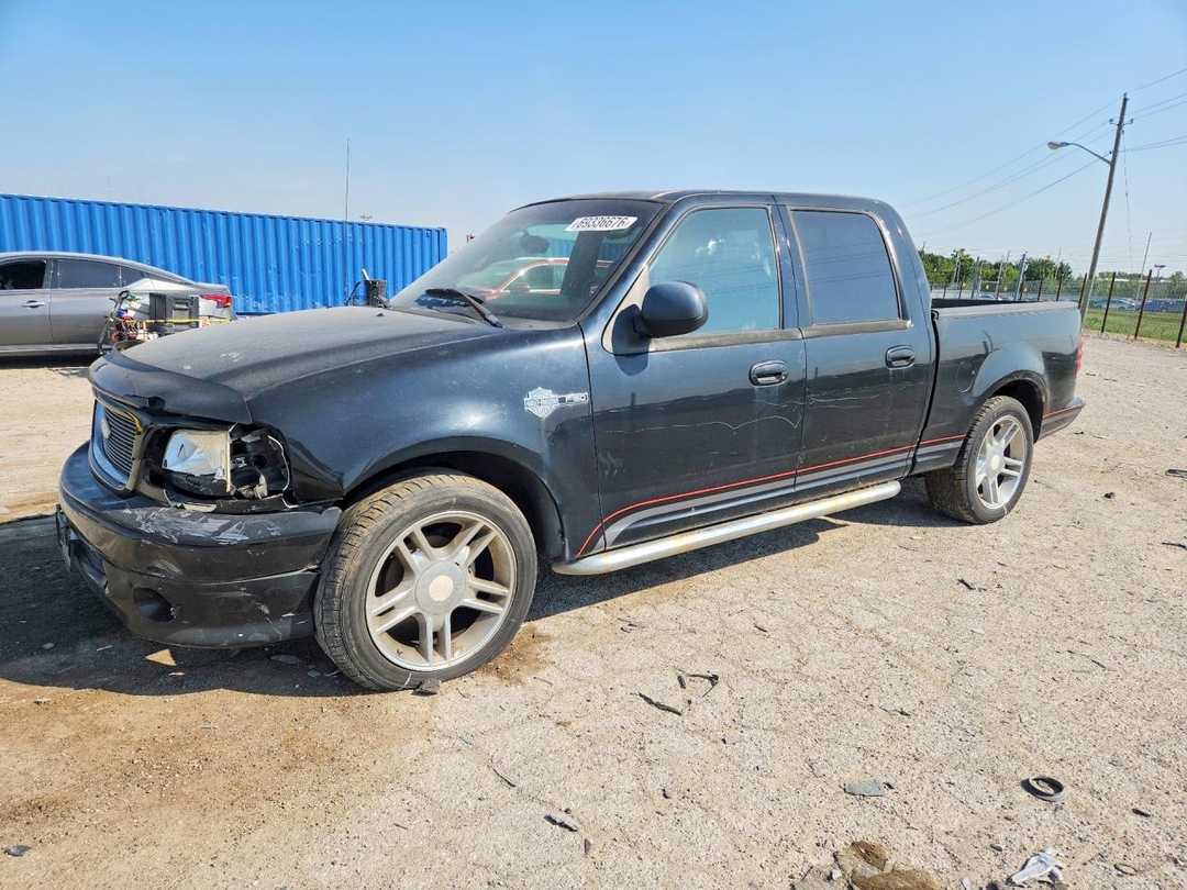 Vue de 2001 FORD F150 SUPERCREW HARLEY DAVIDSON, angle 1