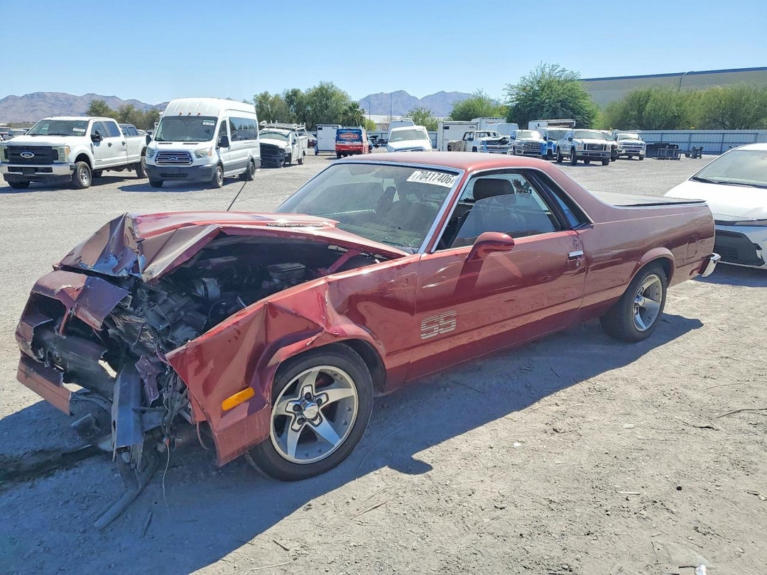 Vue de 1985 CHEVROLET EL CAMINO, angle 1