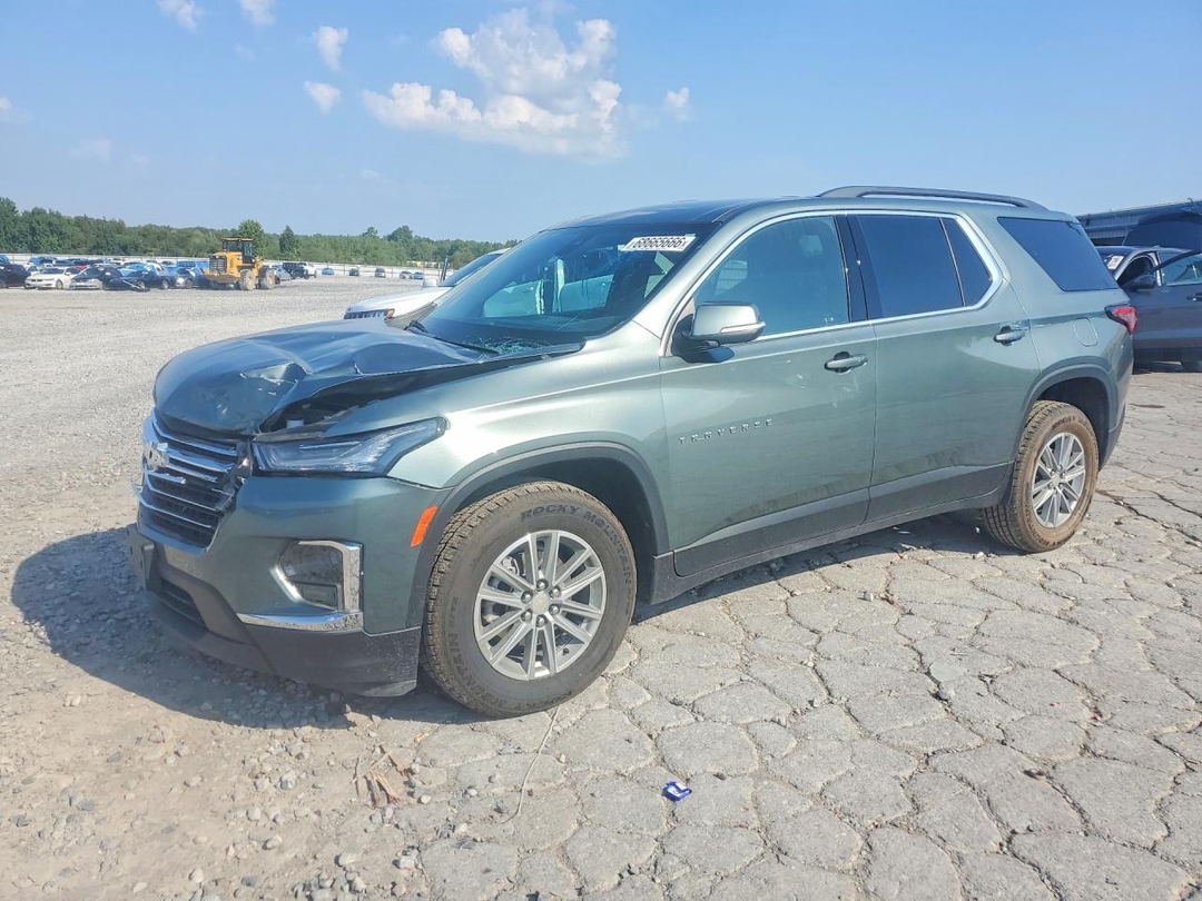 Vista de 2023 CHEVROLET TRAVERSE LT, ángulo 1