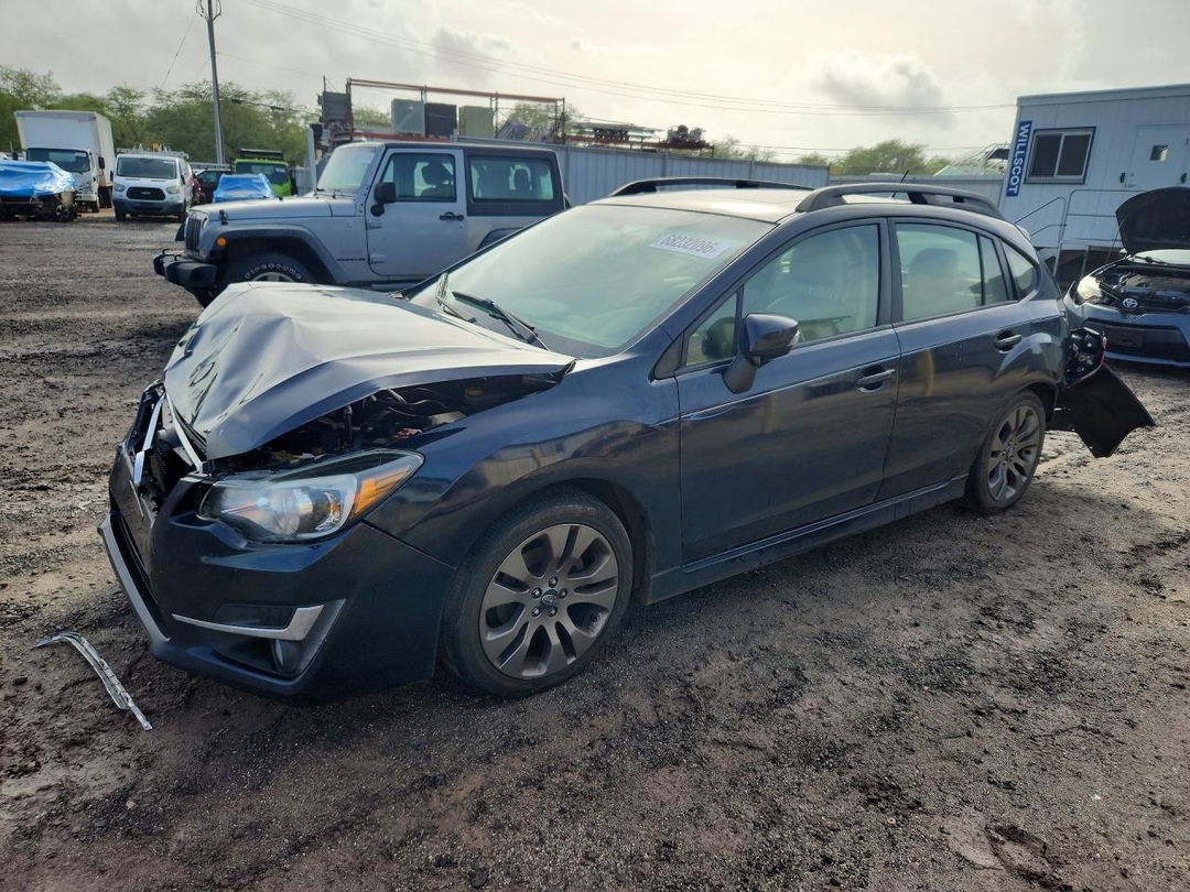 منظر 2015 SUBARU IMPREZA SPORT LIMITED، زاوية 1