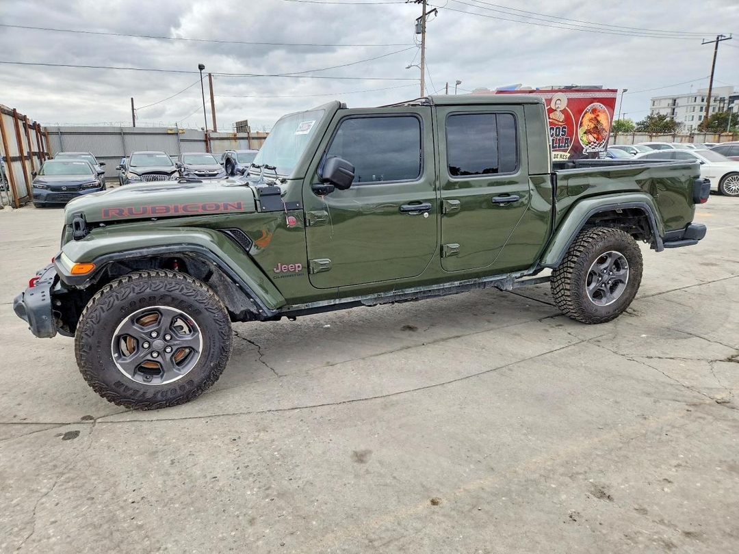 Vue de 2022 JEEP GLADIATOR RUBICON, angle 1