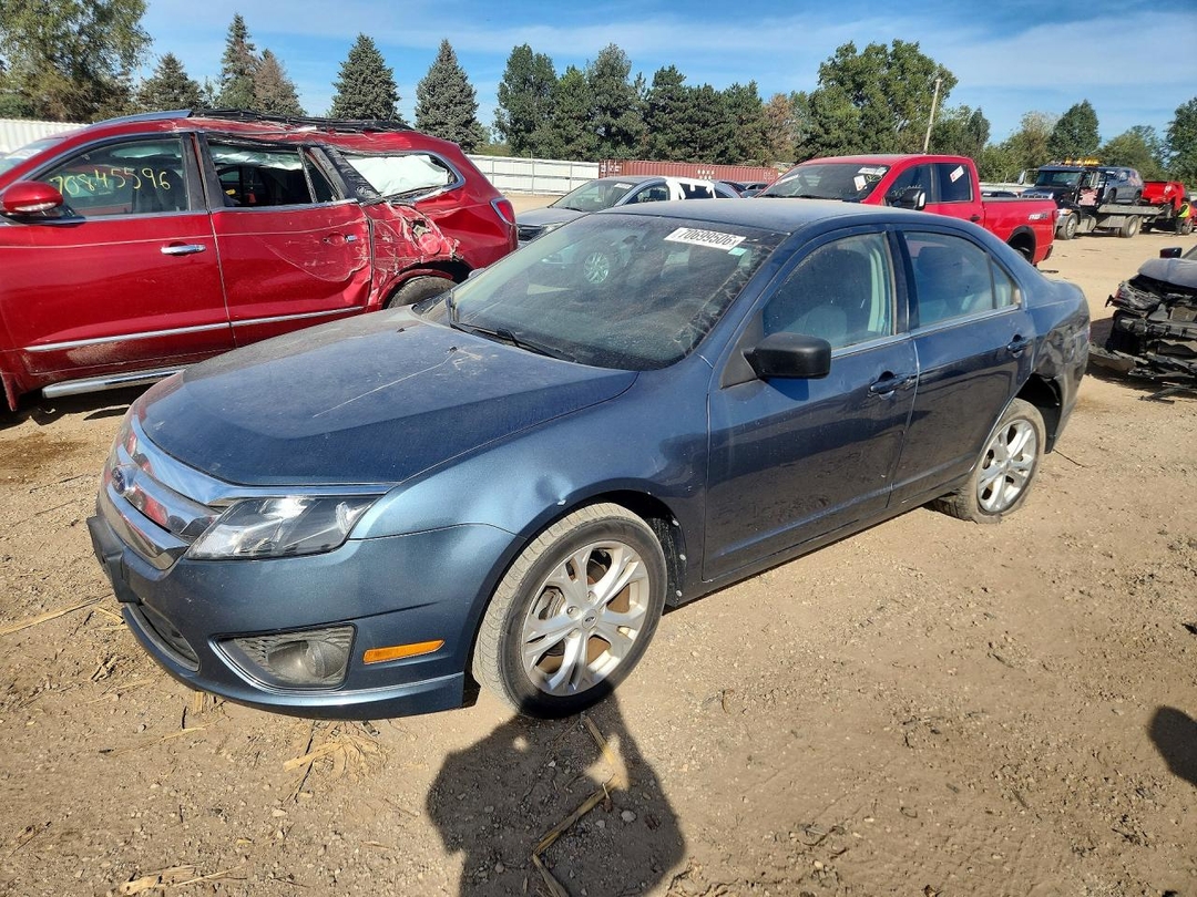 Vista de 2012 FORD FUSION SE, ángulo 1