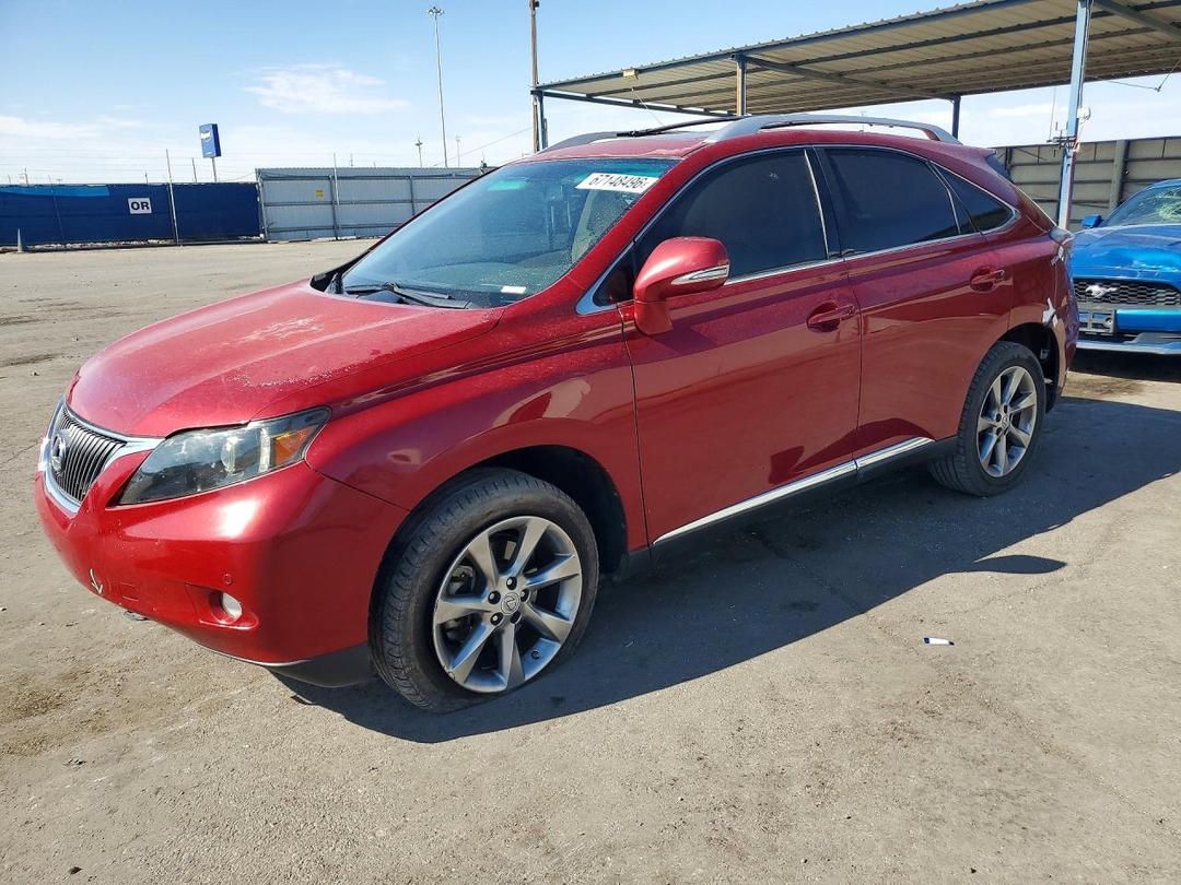 Vue de 2012 LEXUS RX 350, angle 1