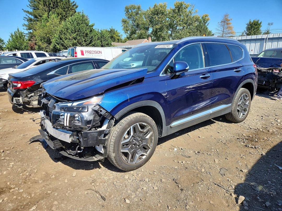 Вид 2022 HYUNDAI SANTA FE LIMITED, угол 1