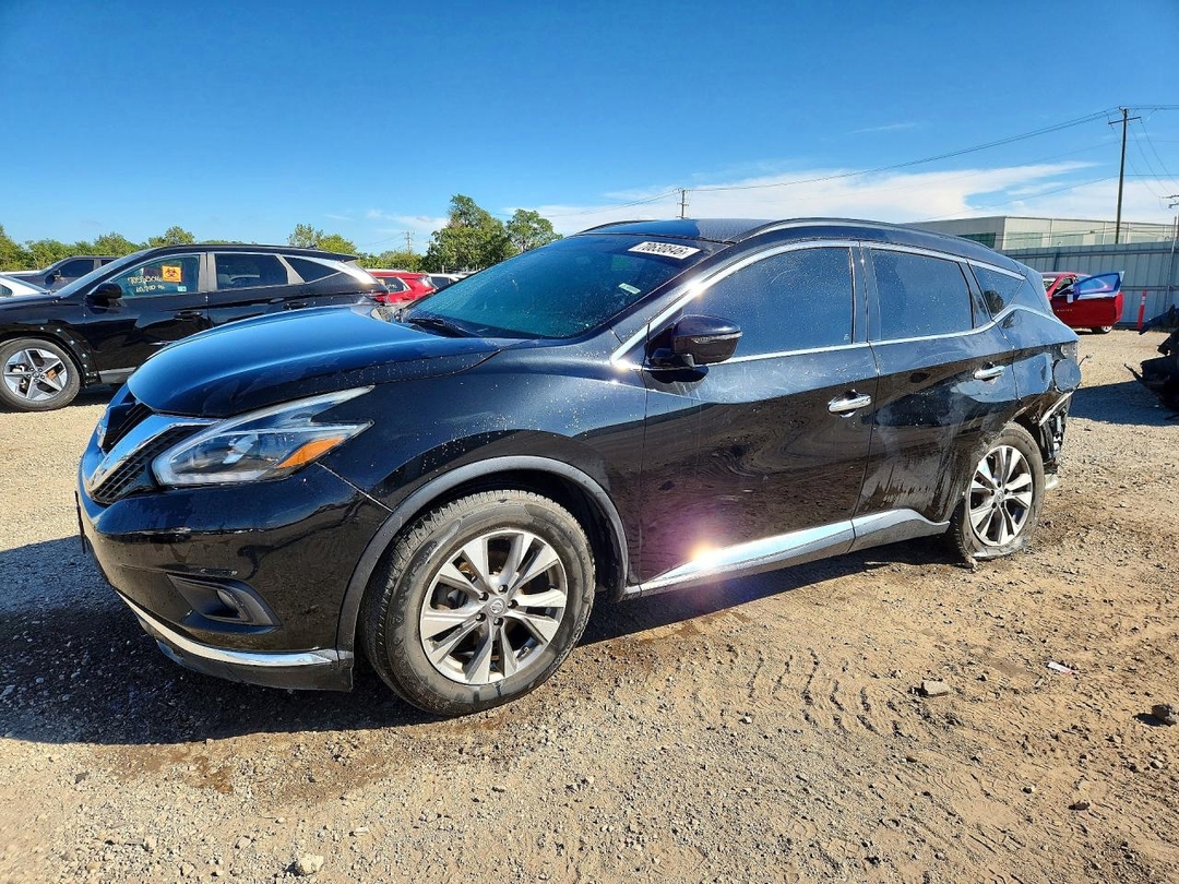 Вид 2018 NISSAN MURANO SV, угол 1