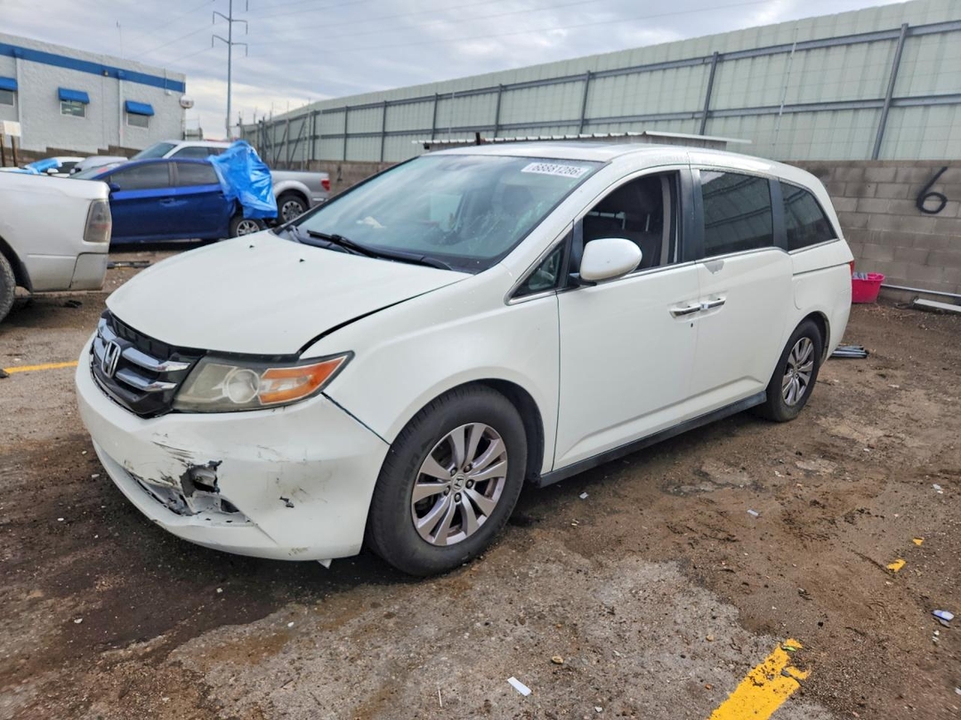 Вид 2014 HONDA ODYSSEY EXL, угол 1