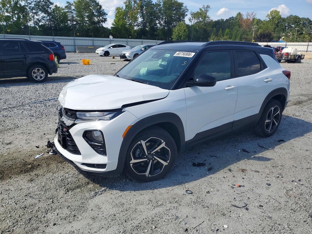 Vedere 2021 CHEVROLET TRAILBLAZER RS, unghi 1