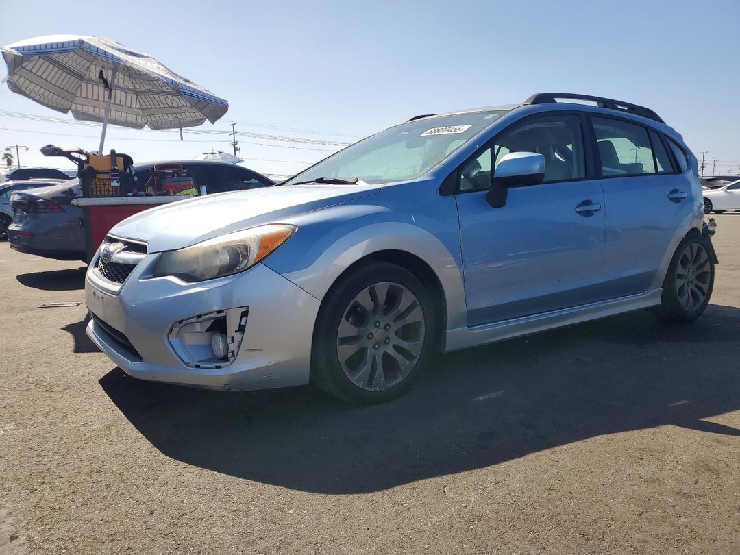 Vue de 2012 SUBARU IMPREZA SPORT PREMIUM, angle 1