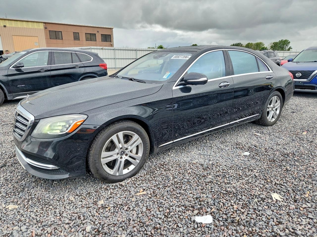 Vue de 2018 MERCEDES-BENZ S 450 4MATIC, angle 1