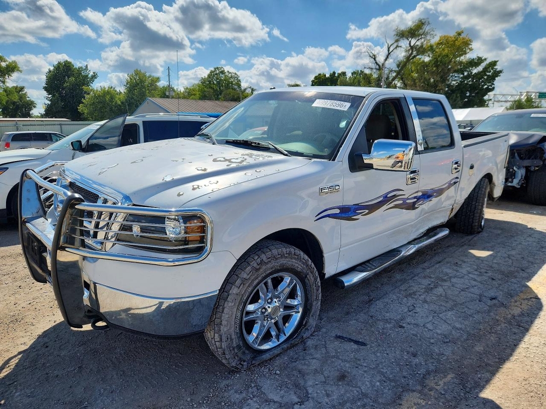 منظر 2008 FORD F150 SUPERCREW، زاوية 1