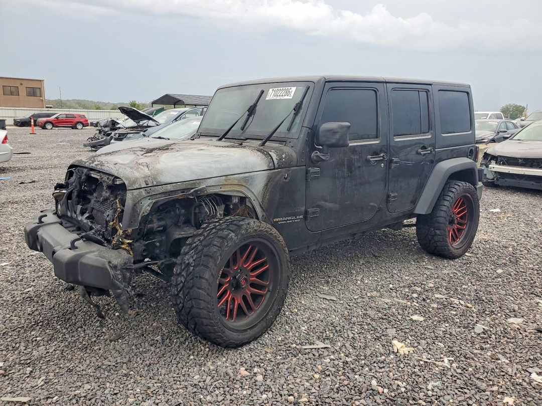 Vedere 2016 JEEP WRANGLER UNLIMITED SPORT, unghi 1