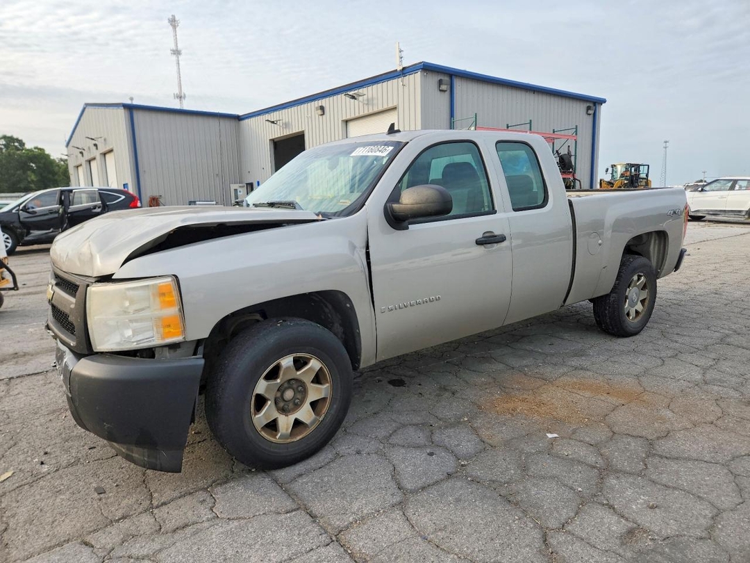 Vista de 2009 CHEVROLET SILVERADO K1500, ángulo 1