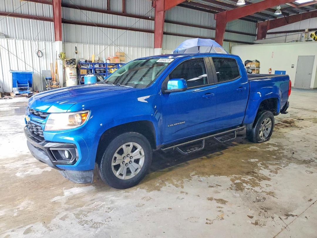 Vista de 2022 CHEVROLET COLORADO LT, ángulo 1