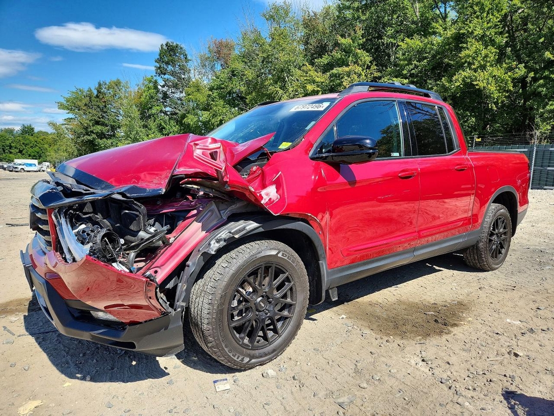 Vista de 2021 HONDA RIDGELINE SPORT, ángulo 1