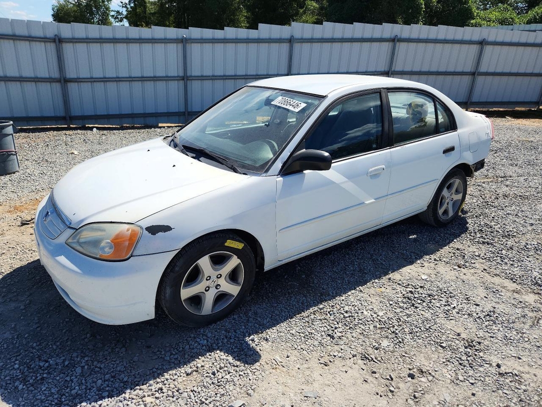 Вид 2003 HONDA CIVIC LX, угол 1
