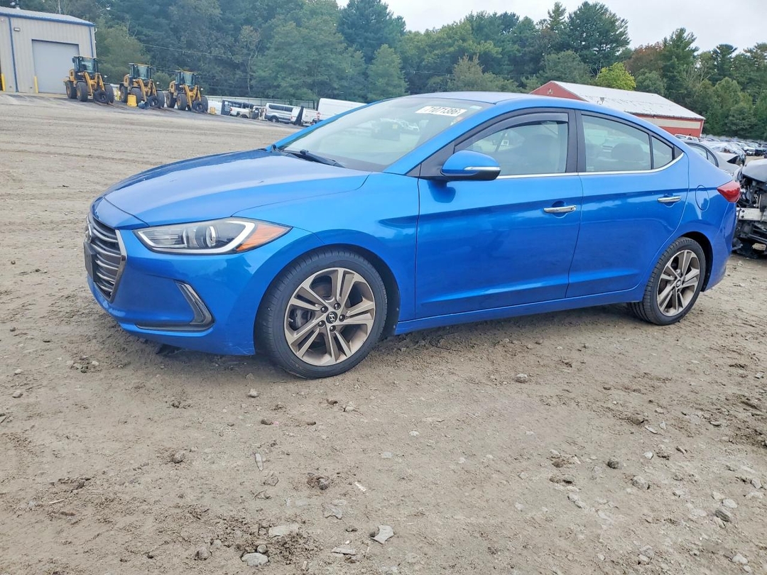 Vedere 2017 HYUNDAI ELANTRA LIMITED, unghi 1