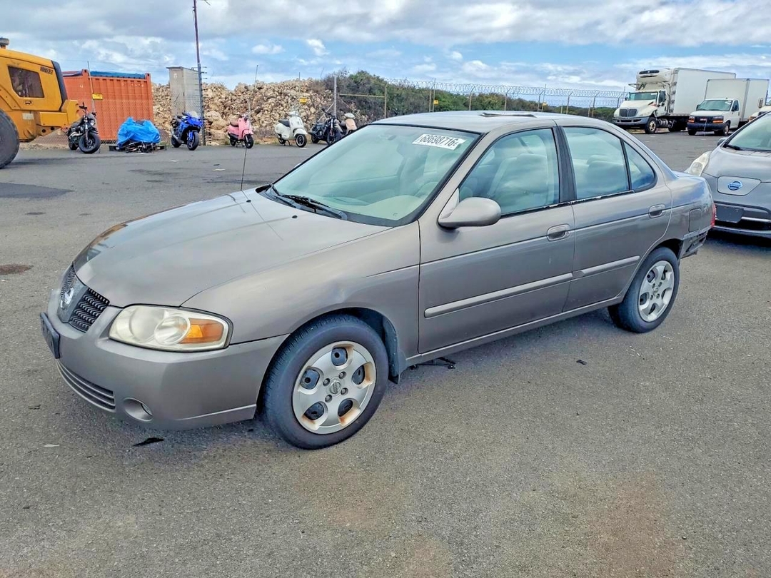 Вид 2005 NISSAN SENTRA 1.8, угол 1