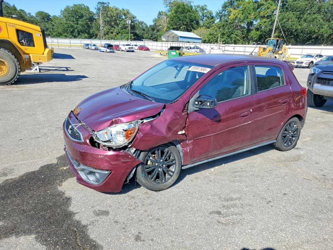 Vue de 2019 MITSUBISHI MIRAGE LE, angle 1