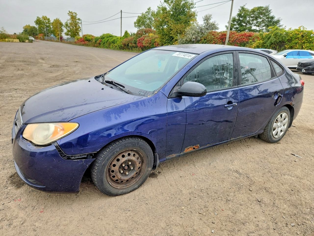منظر 2007 HYUNDAI ELANTRA GL، زاوية 1
