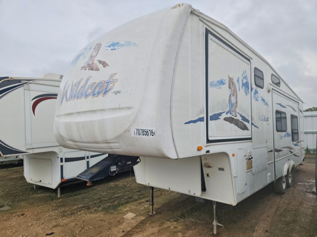 Вид 2008 FOREST RIVER WILDCAT CAMPER, угол 1
