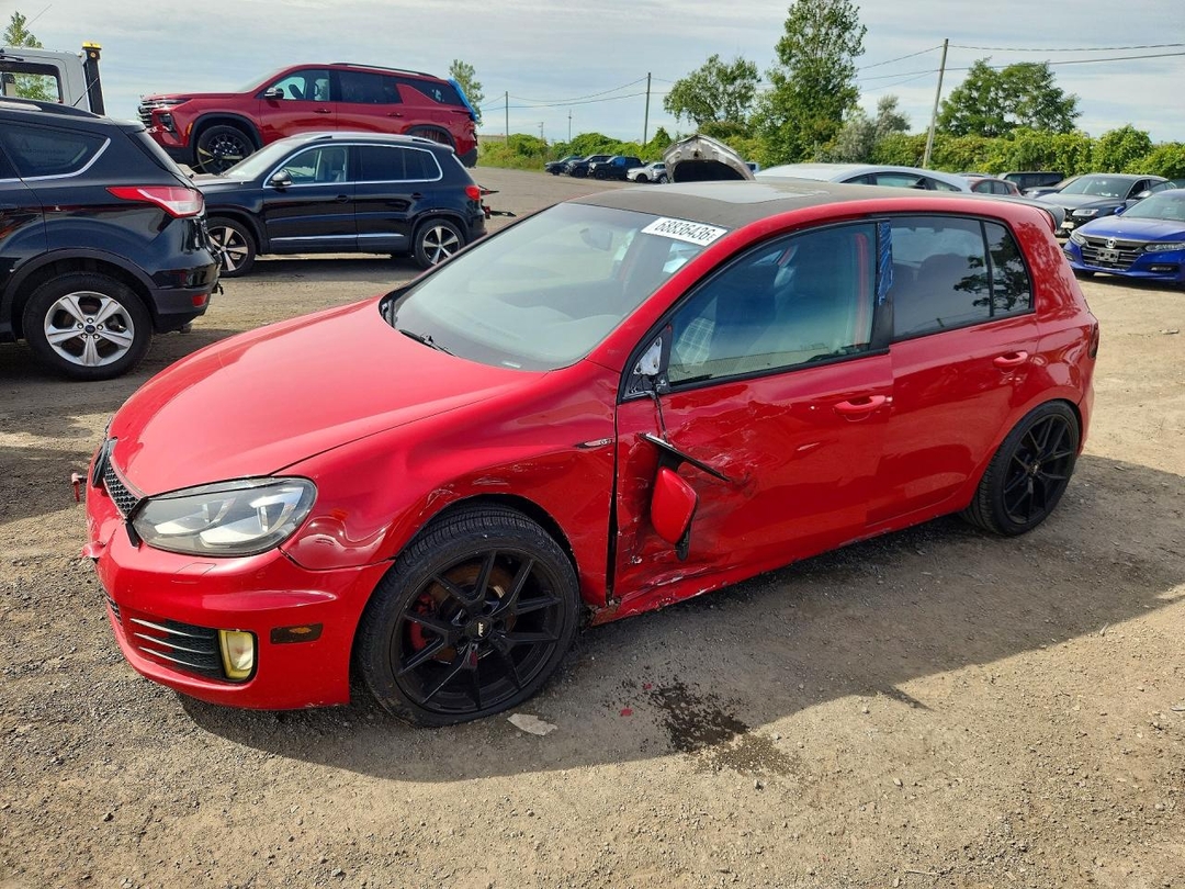 Вид 2010 VOLKSWAGEN GTI, угол 1