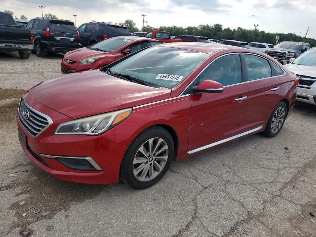 Вид 2016 HYUNDAI SONATA SPORT, угол 1
