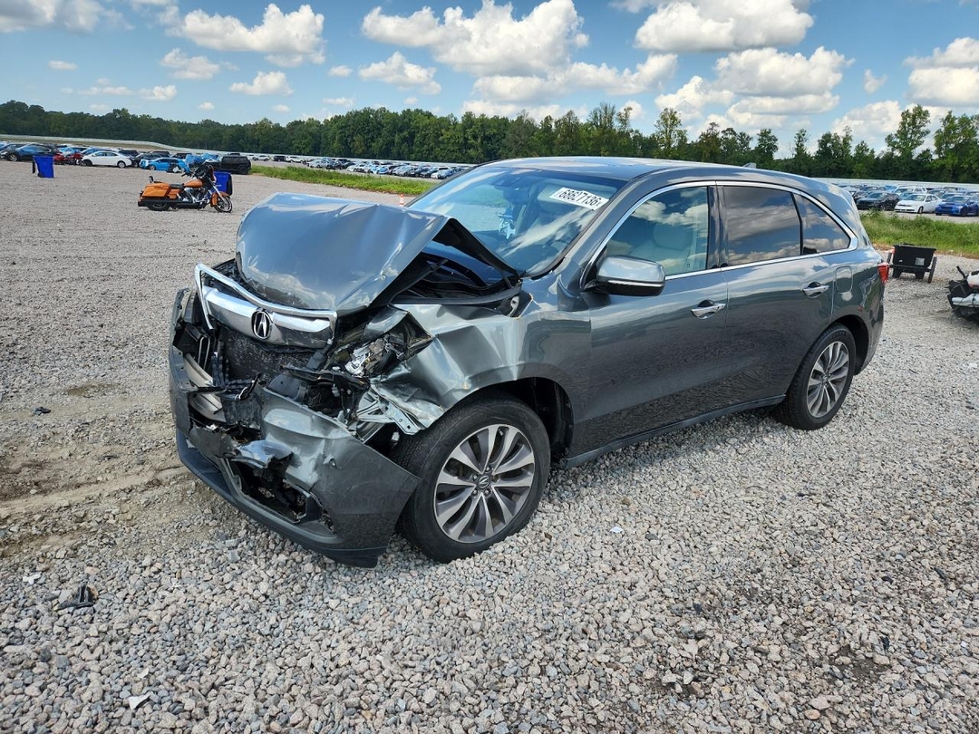 Vue de 2014 ACURA MDX TECHNOLOGY, angle 1