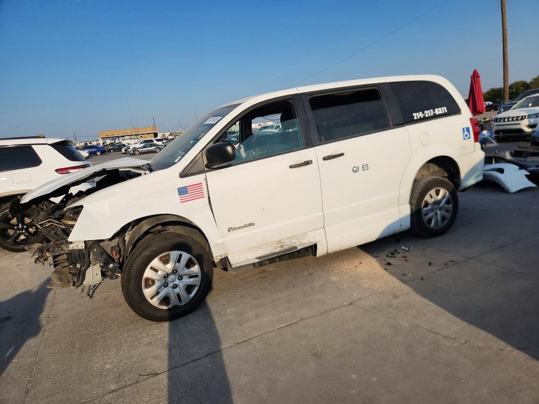 Vue de 2019 DODGE GRAND CARAVAN SE, angle 1