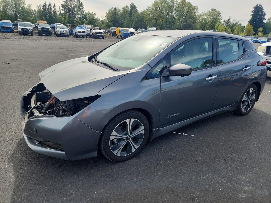 Vue de 2018 NISSAN LEAF SL, angle 1