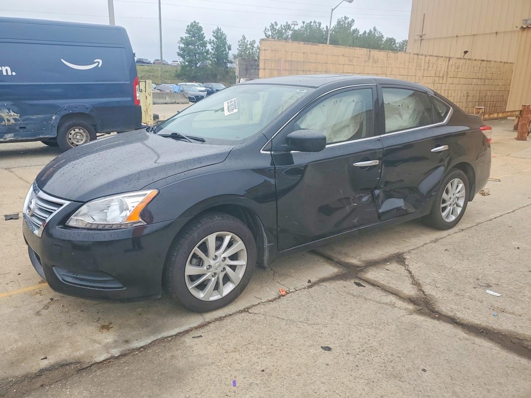 Вид 2015 NISSAN SENTRA SV, угол 1
