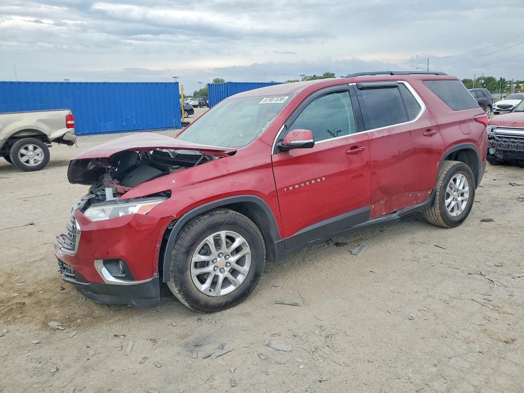 Вид 2019 CHEVROLET TRAVERSE LT, угол 1