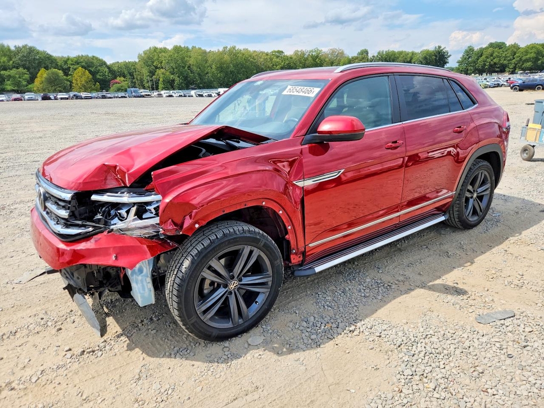 Vista de 2020 VOLKSWAGEN ATLAS CROSS SPORT SE, ángulo 1