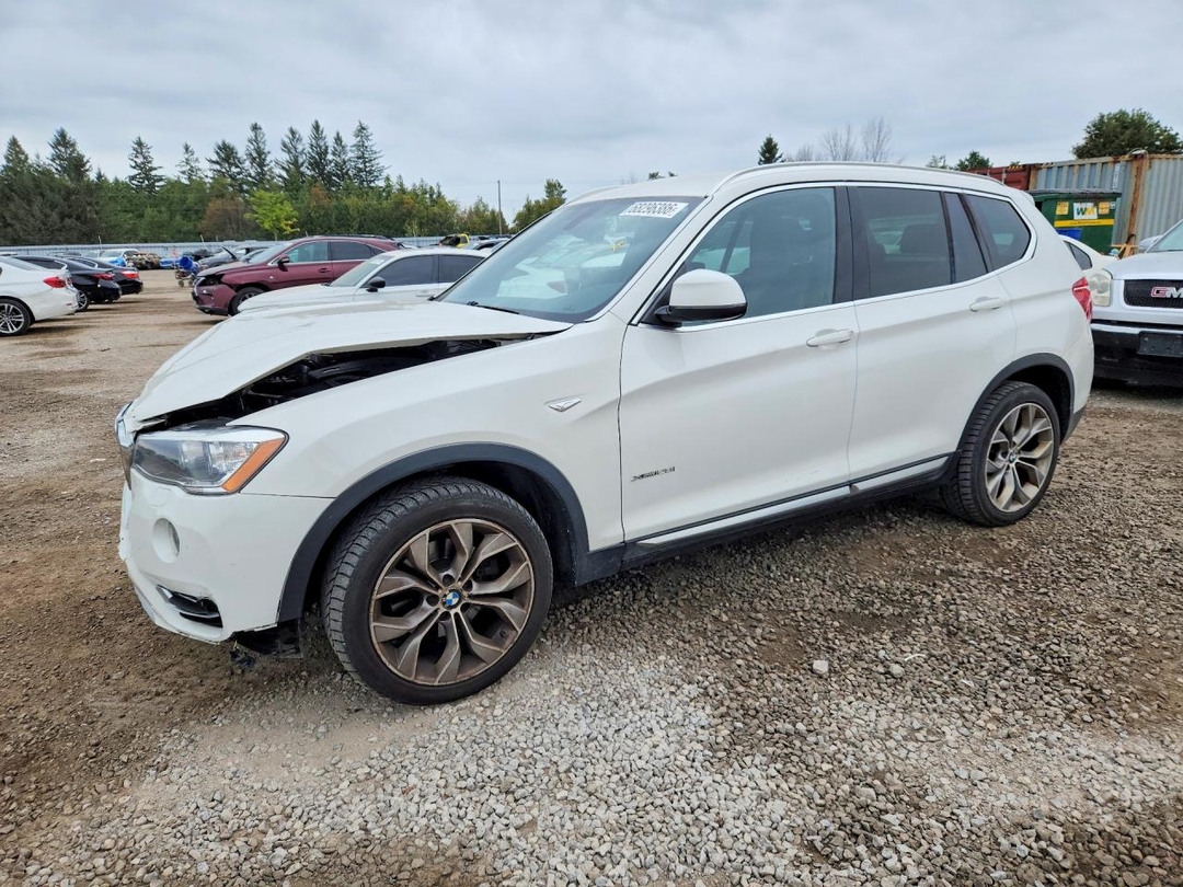 Vue de 2017 BMW X3 XDRIVE28I, angle 1