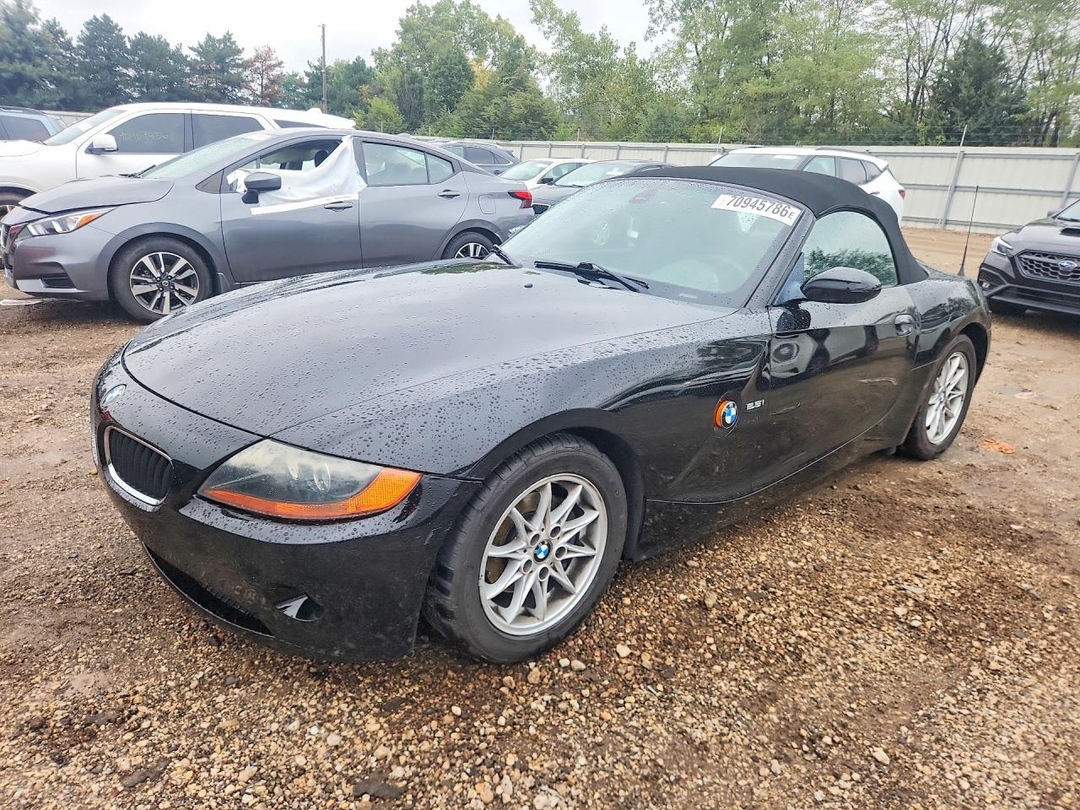 Vue de 2004 BMW Z4 2.5, angle 1