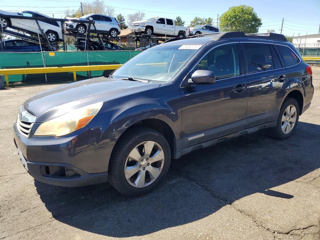 Вид 2011 SUBARU OUTBACK 2.5I PREMIUM, угол 1