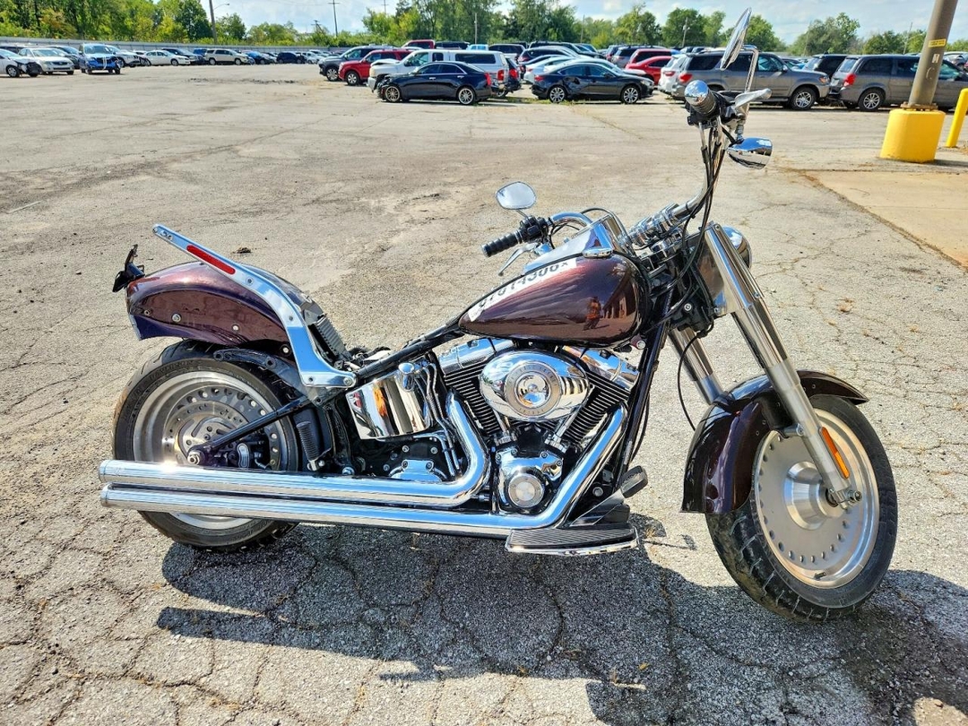 Vue de 2008 HARLEY-DAVIDSON FLSTF, angle 1