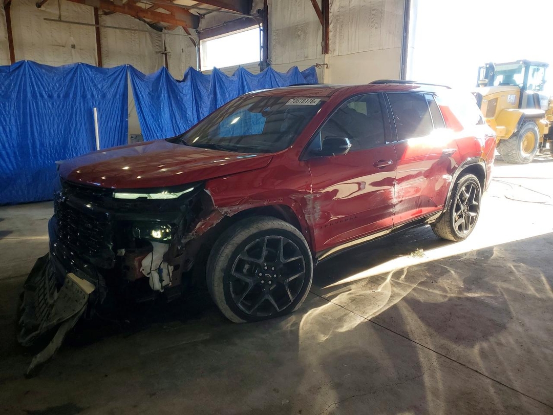 Вид 2024 CHEVROLET TRAVERSE RS, угол 1