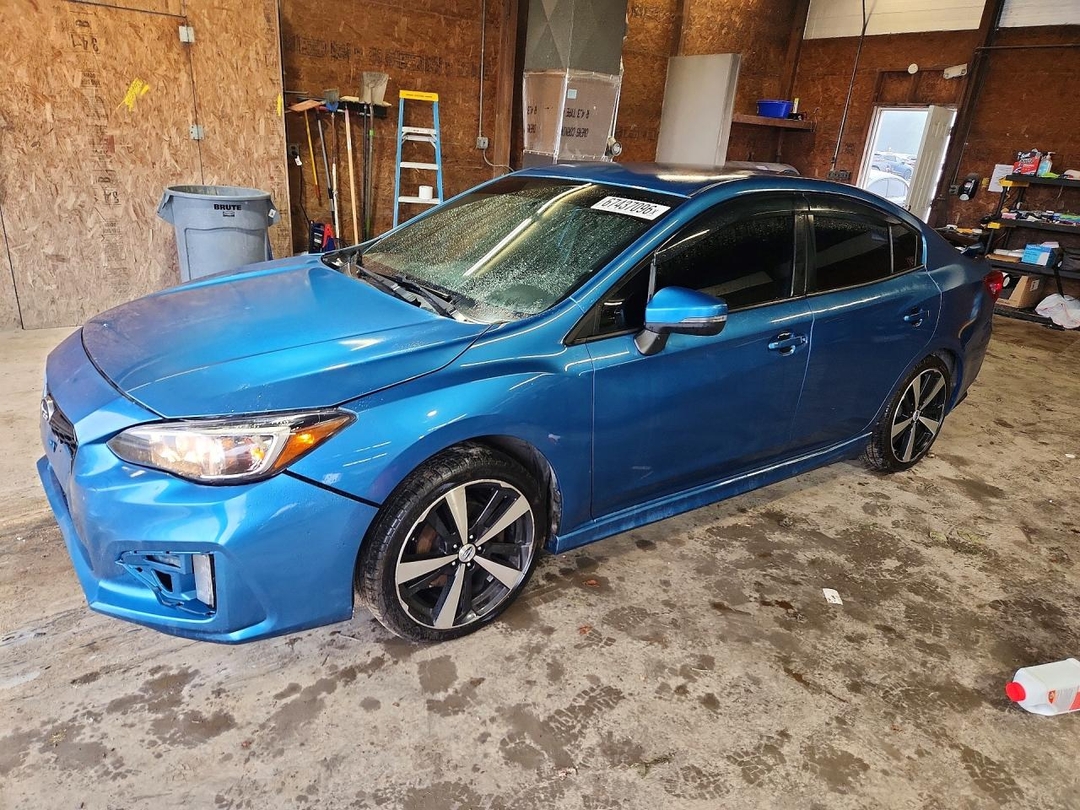 Vue de 2017 SUBARU IMPREZA SPORT, angle 1